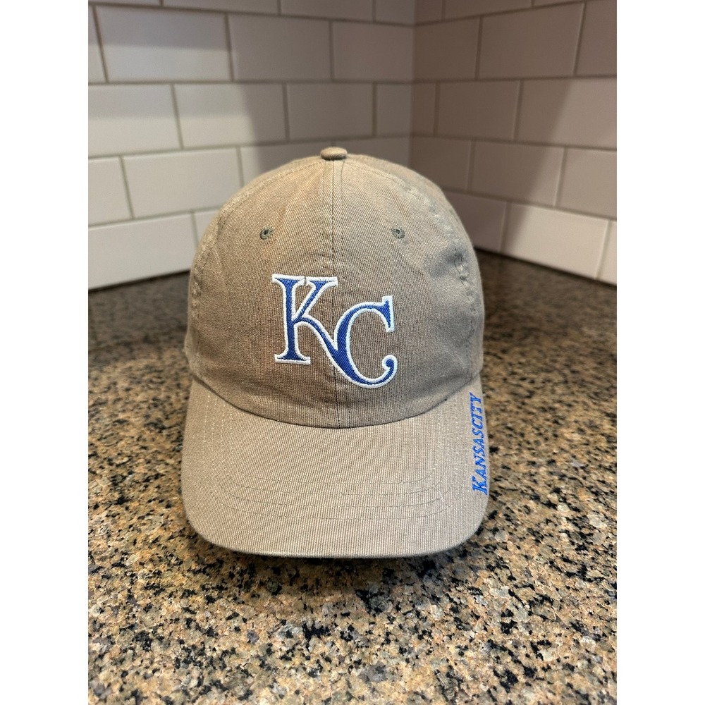 Kansas City Royals Hat Puma Baseball Cap Tan MLB Authentic